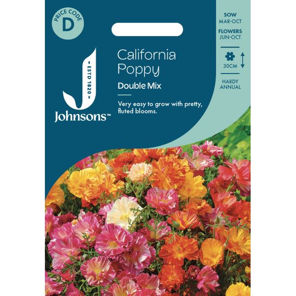California Poppy Double Mixed Seeds