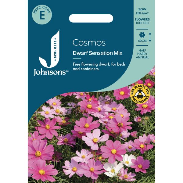 Cosmos Dwarf Sensation Mixed Seeds