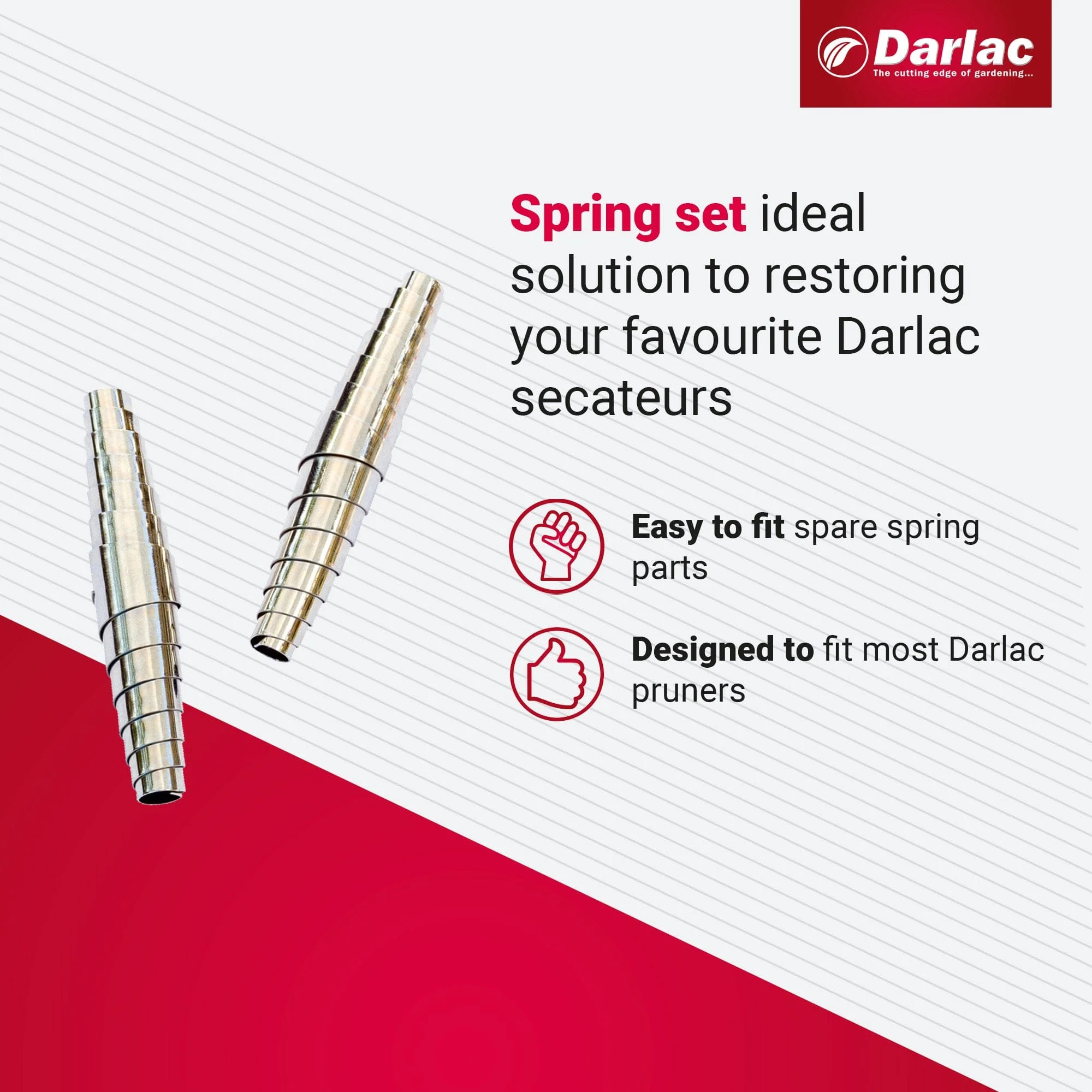Darlac Expert Secateurs Spring Set - Image 3