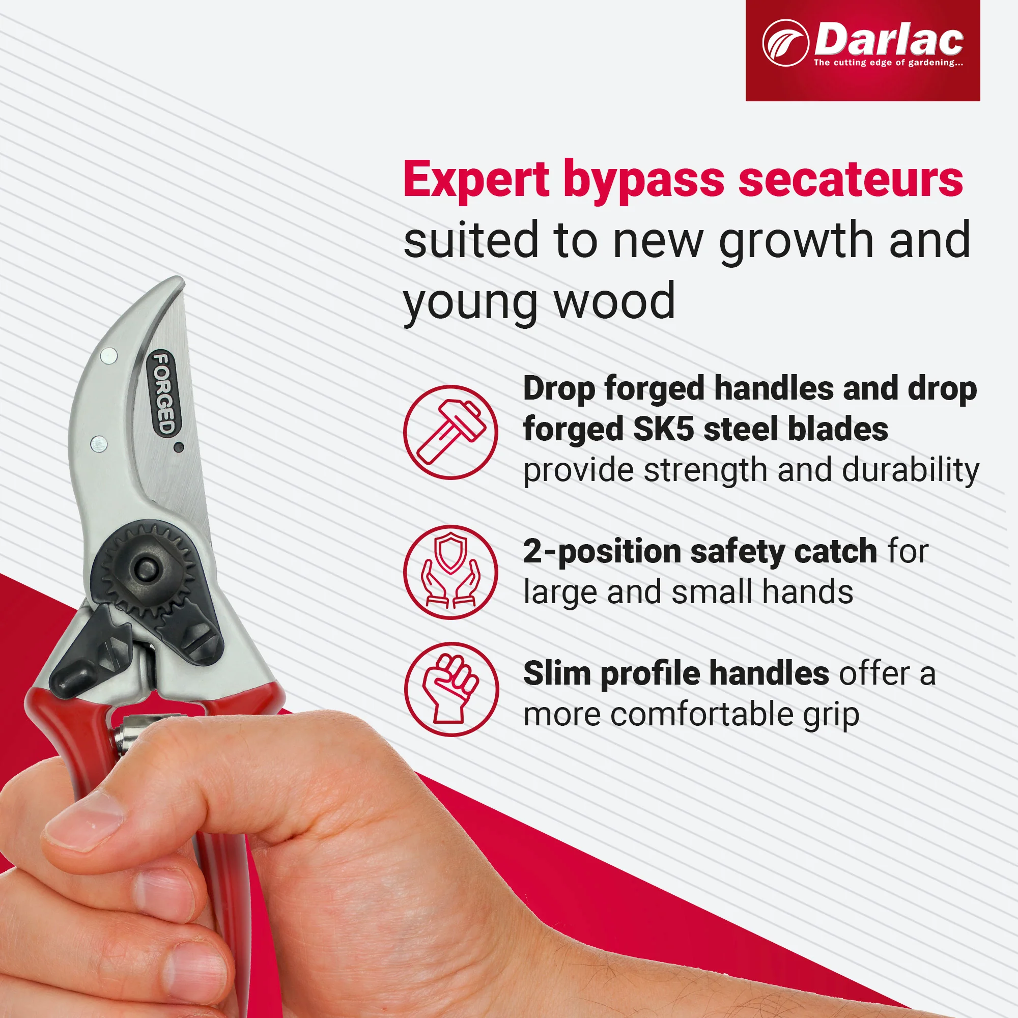 Darlac Expert Drop Forged Secateurs - Image 3