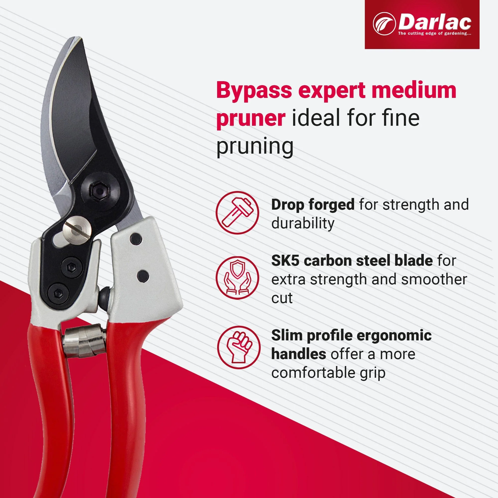 Darlac Expert Medium Bypass Secateurs - Image 3