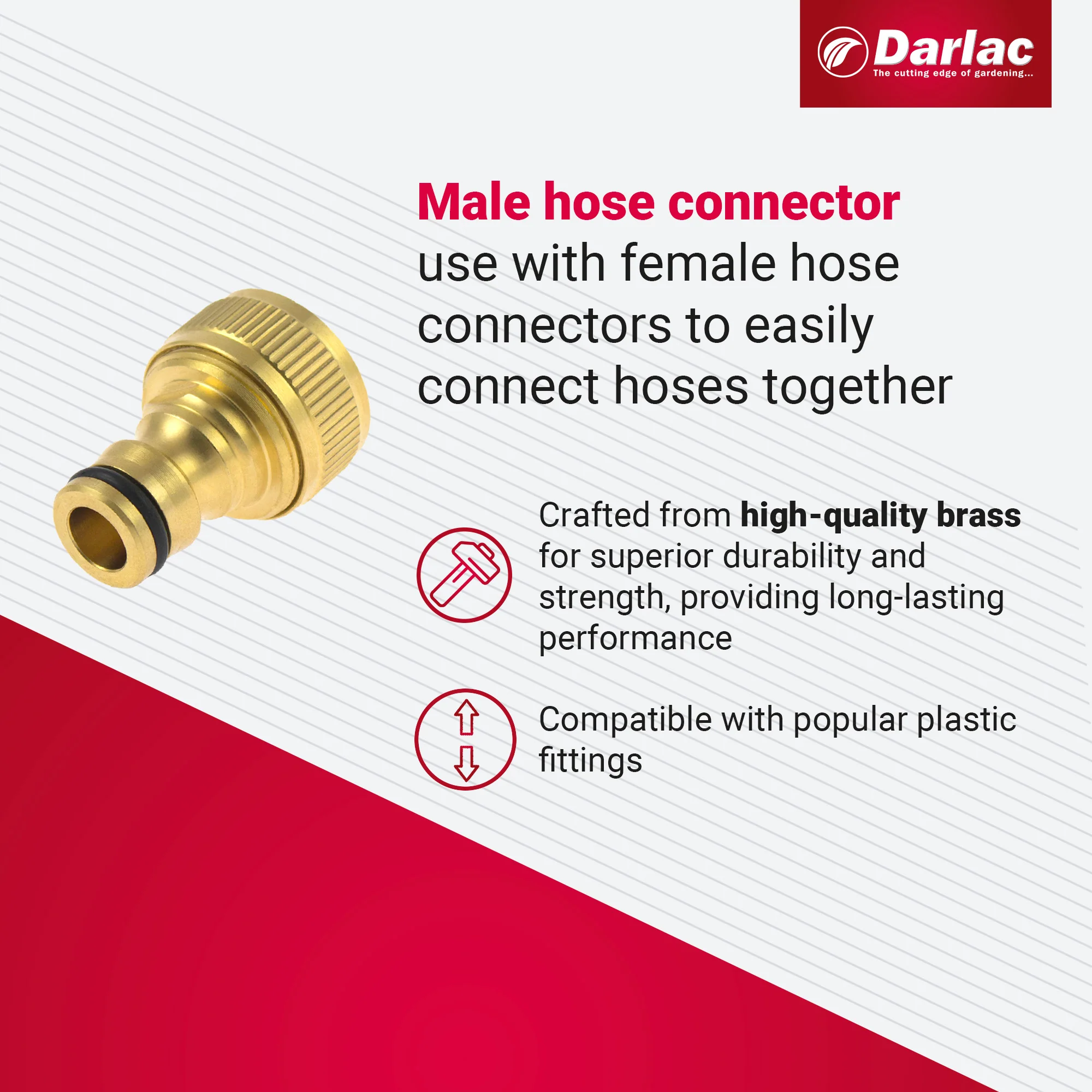 Darlac Male Hose Connector - Image 3
