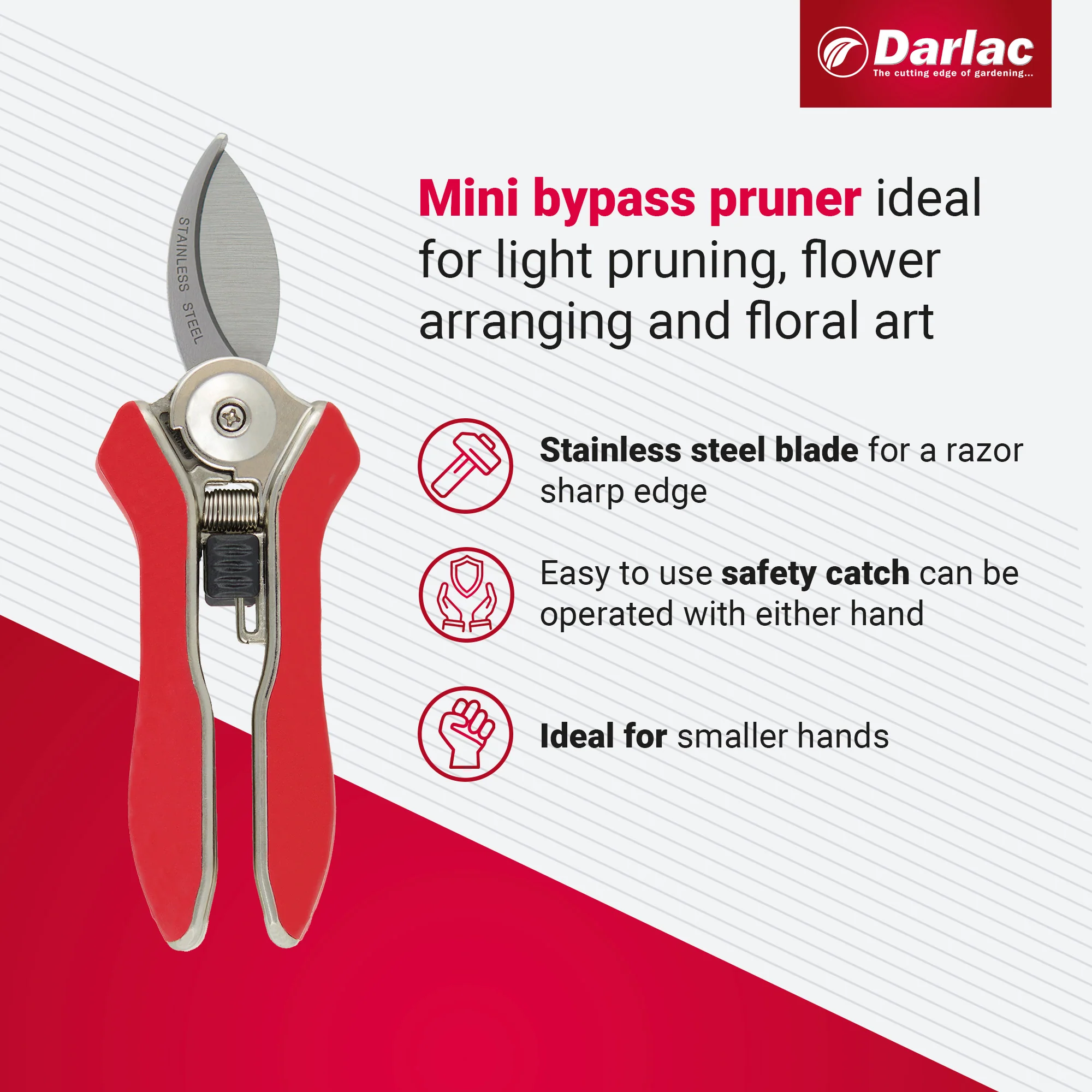Darlac Mini Bypass Secateurs - Image 3