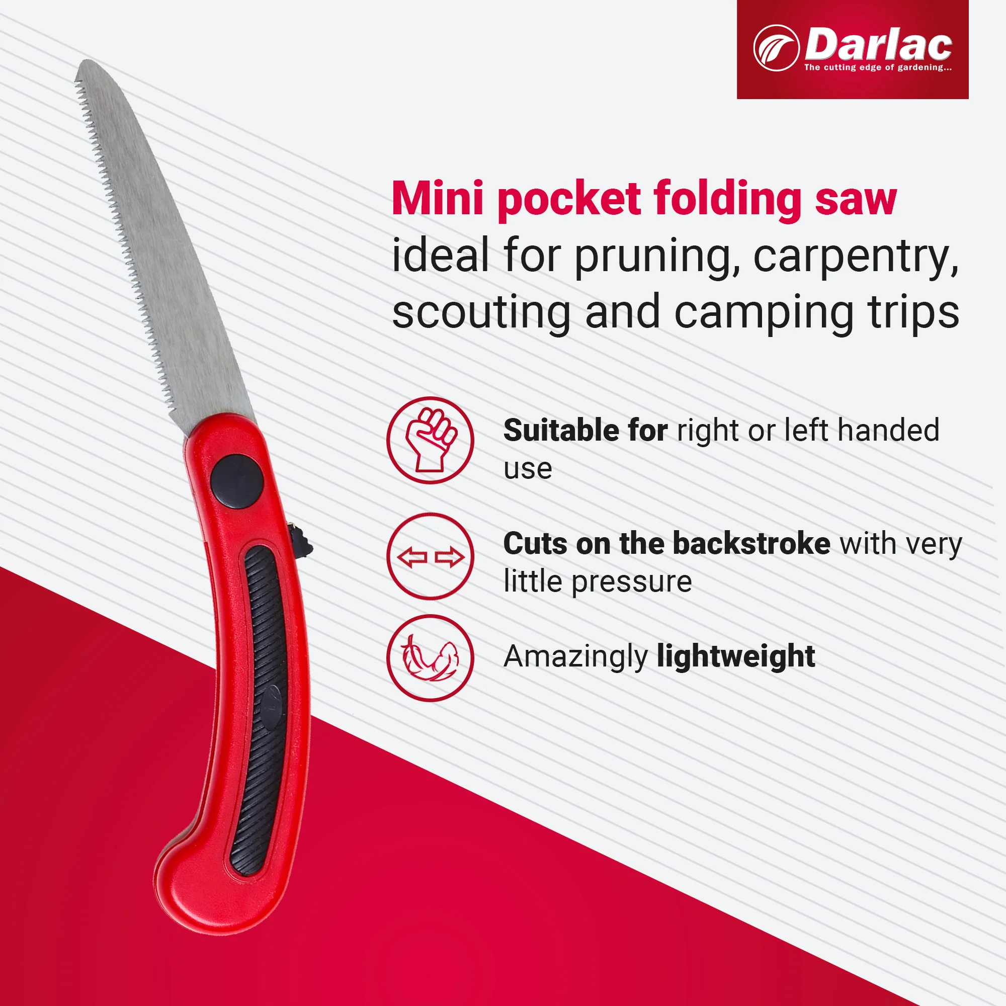 Darlac Mini Pocket Folding Saw - Image 3