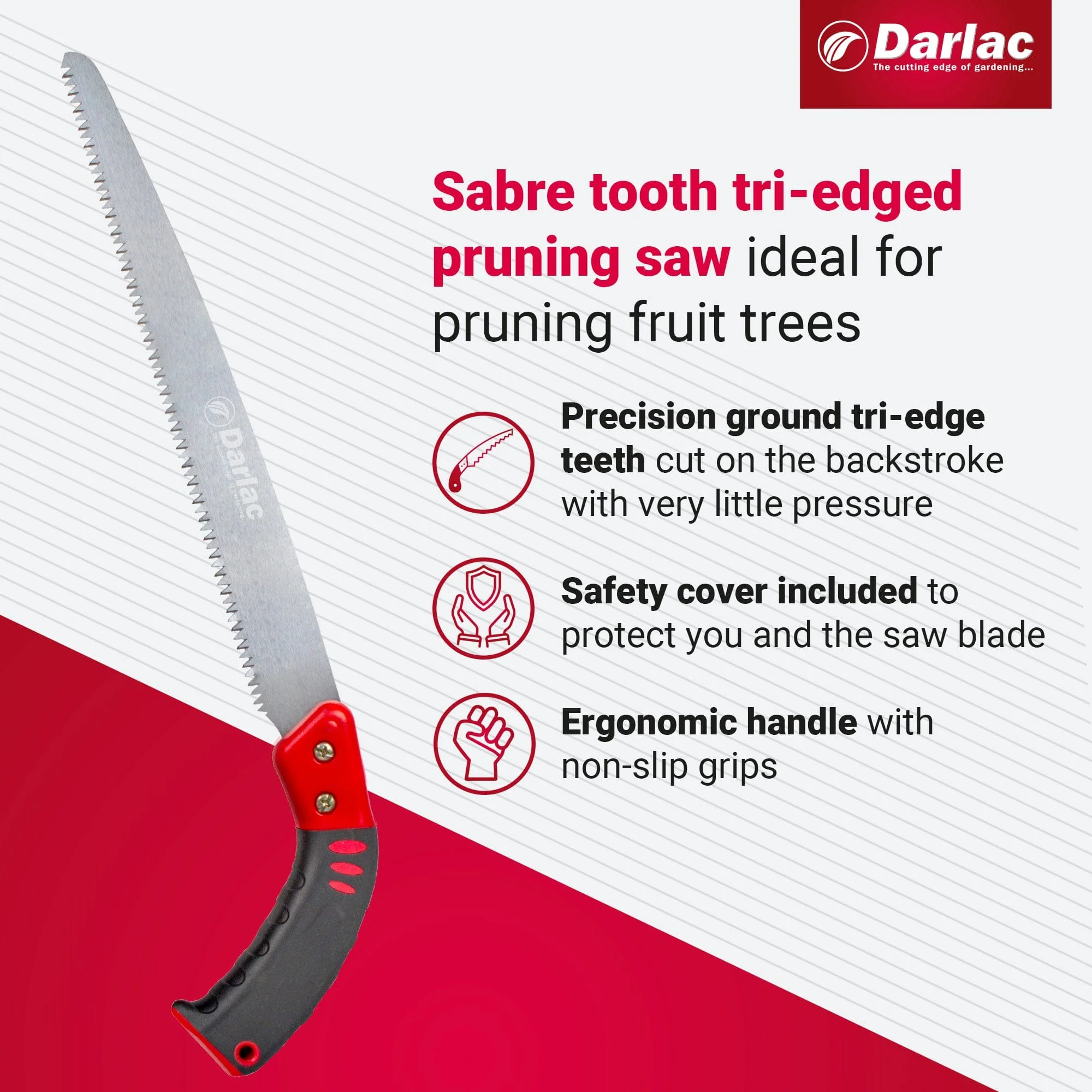 Darlac Sabre Tooth Tri-Edged Pruning Saw - Image 3