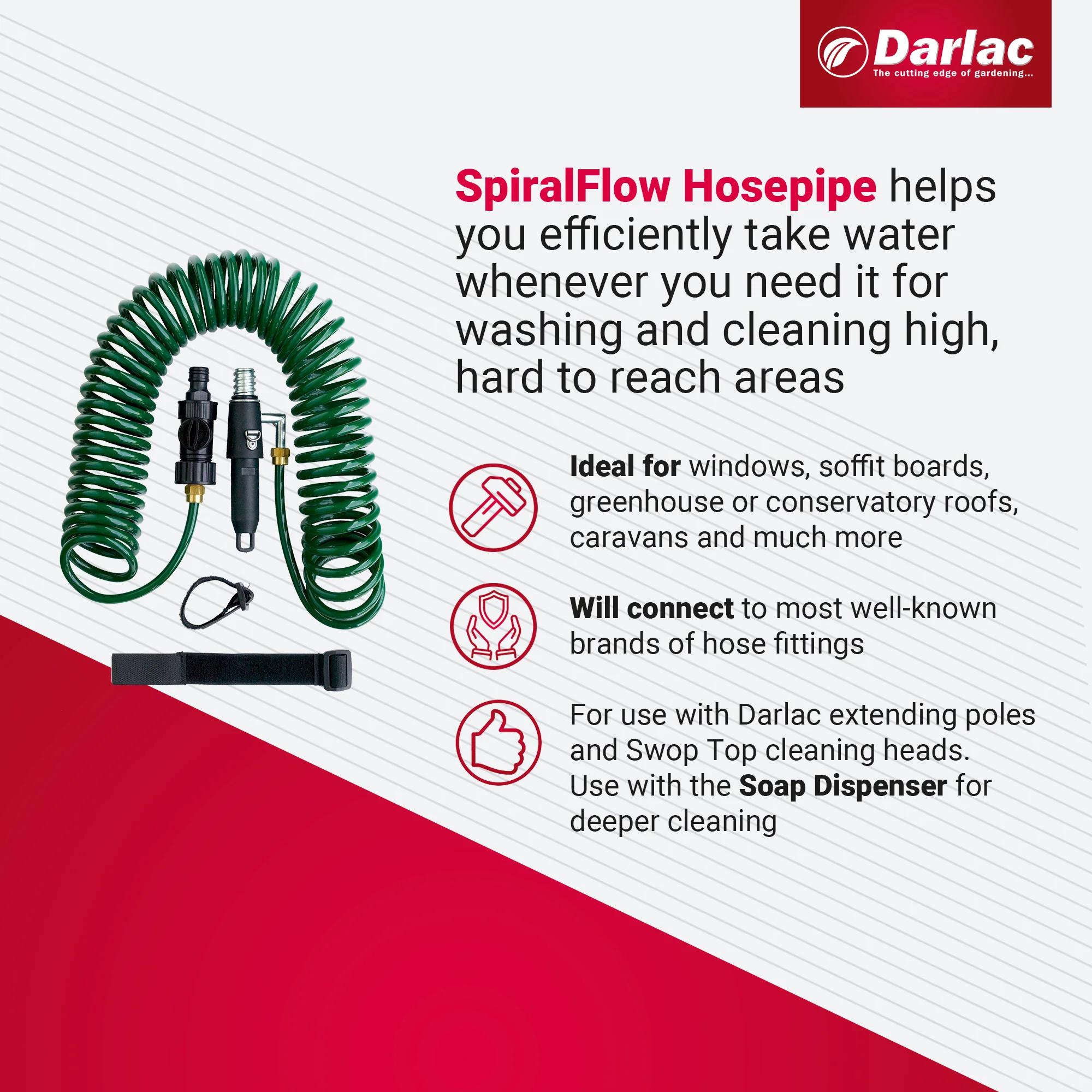 Darlac Swop Top SpiralFlow Coil Hosepipe - Image 3