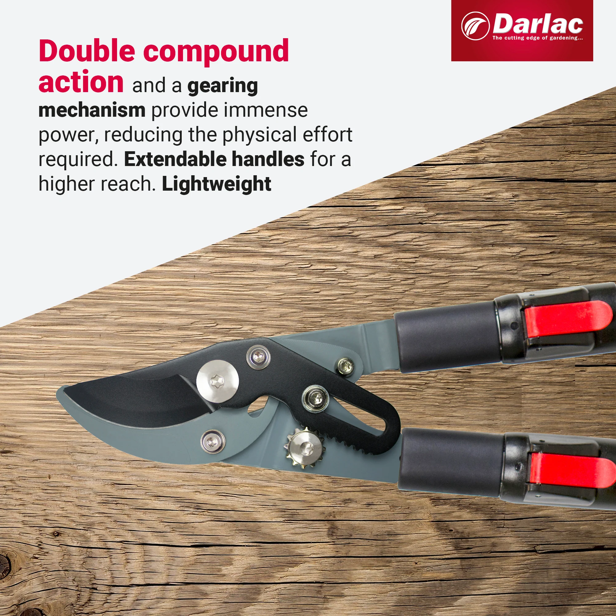 Darlac Telescopic Bypass Lopper - Image 4