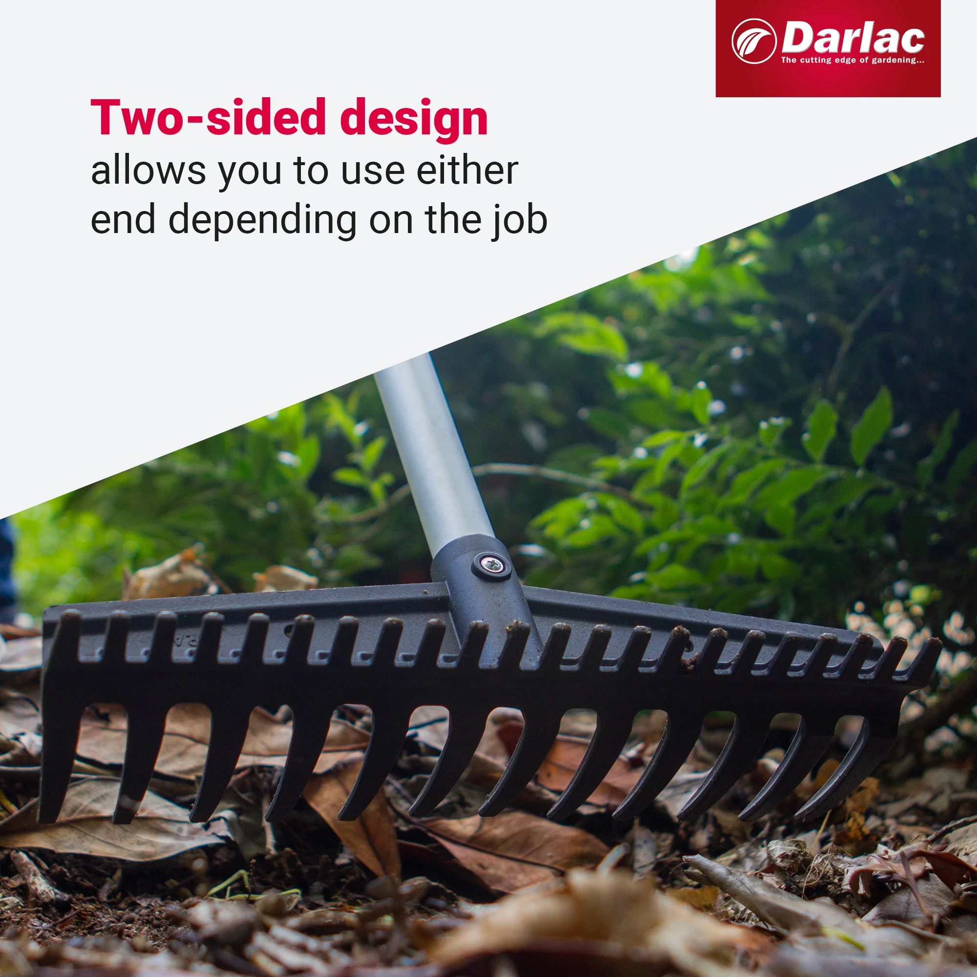Darlac Telescopic Double Sided Rake - Image 4