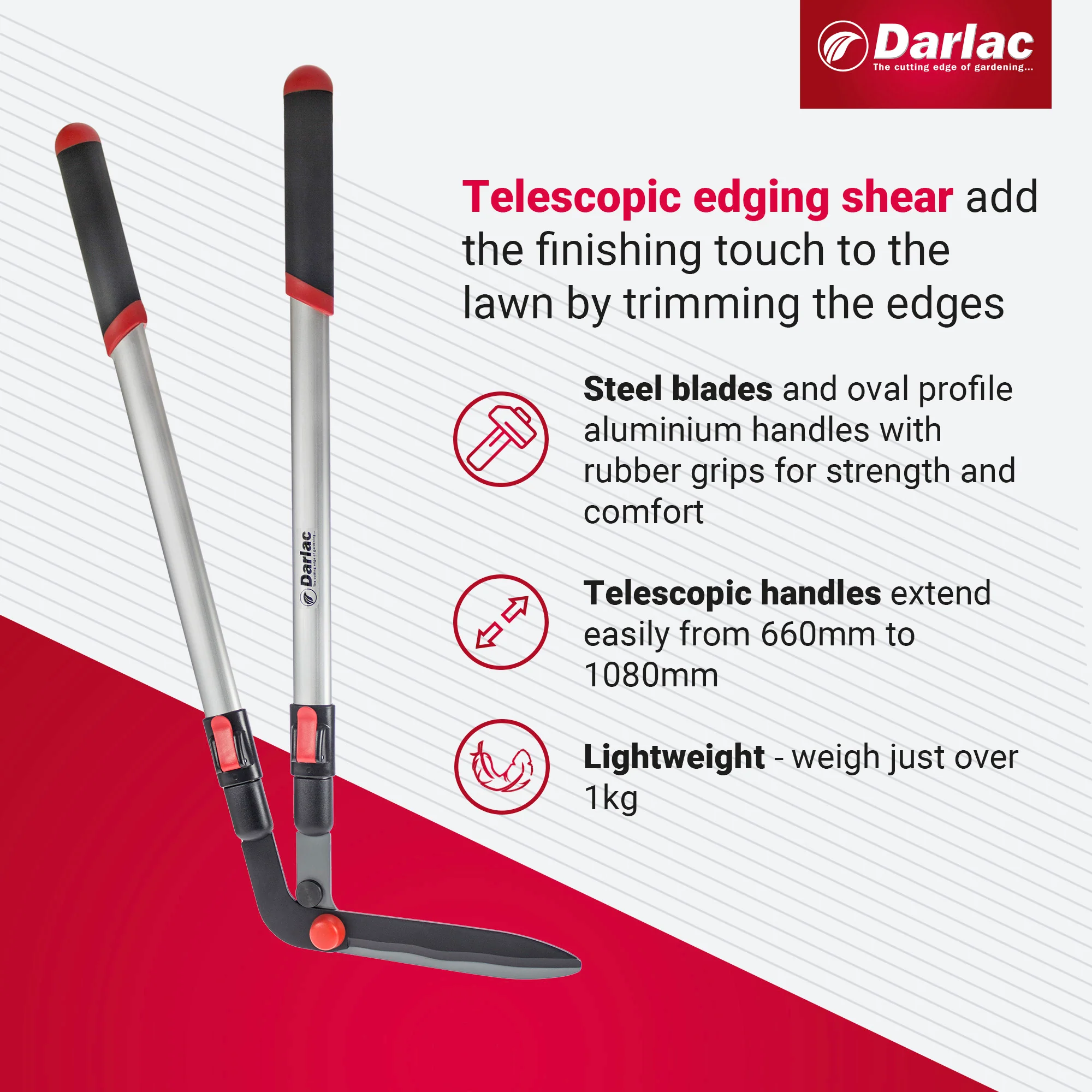 Darlac Telescopic Edging Shear - Image 3