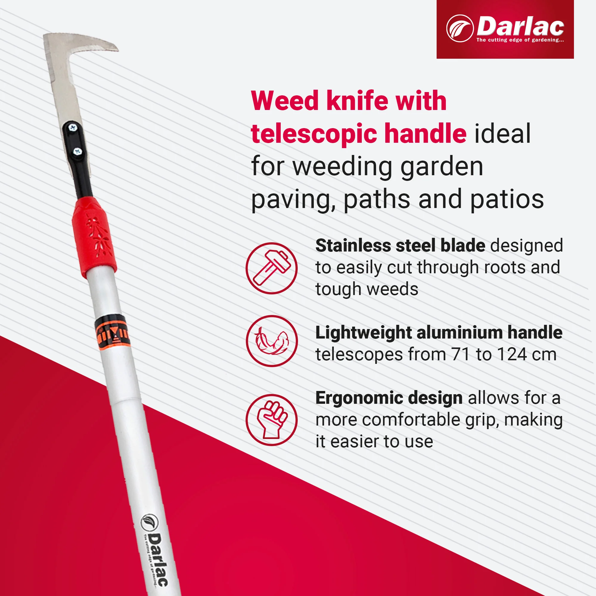 Darlac Telescopic Weed Knife - Image 3