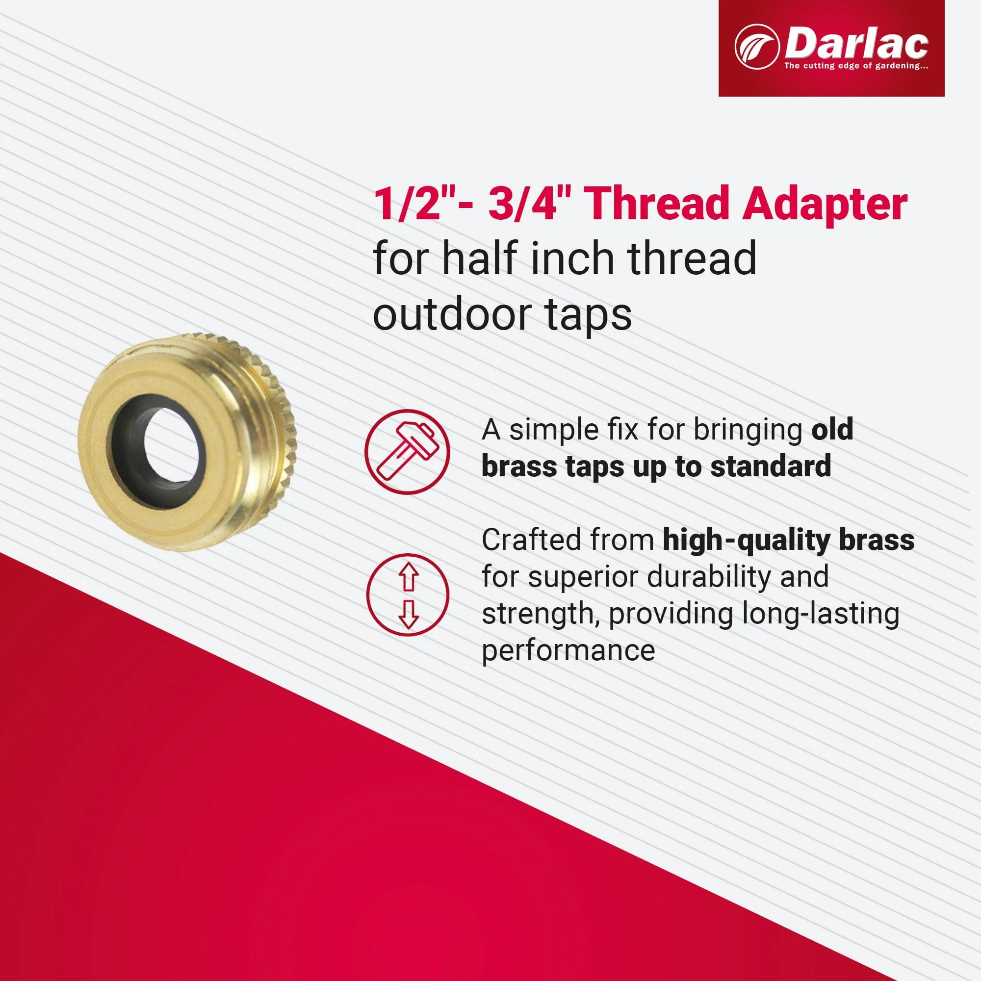 Darlac 1/2" - 3/4" Thread Adapter - Image 3