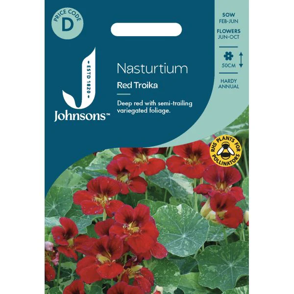 Nasturium Red Troika Seeds