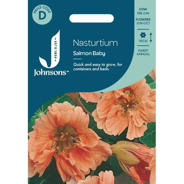 Nasturtium Salmon Baby Seeds