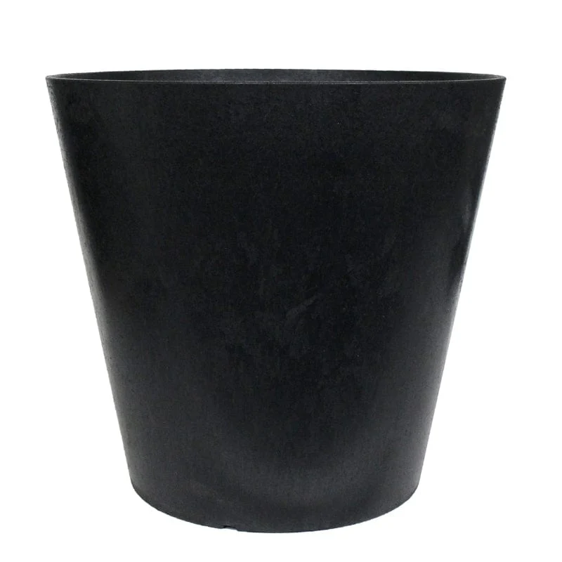 Octavia Recycled and Unbreakable Plant Pots 38cm Slate Twin Pack - Image 2