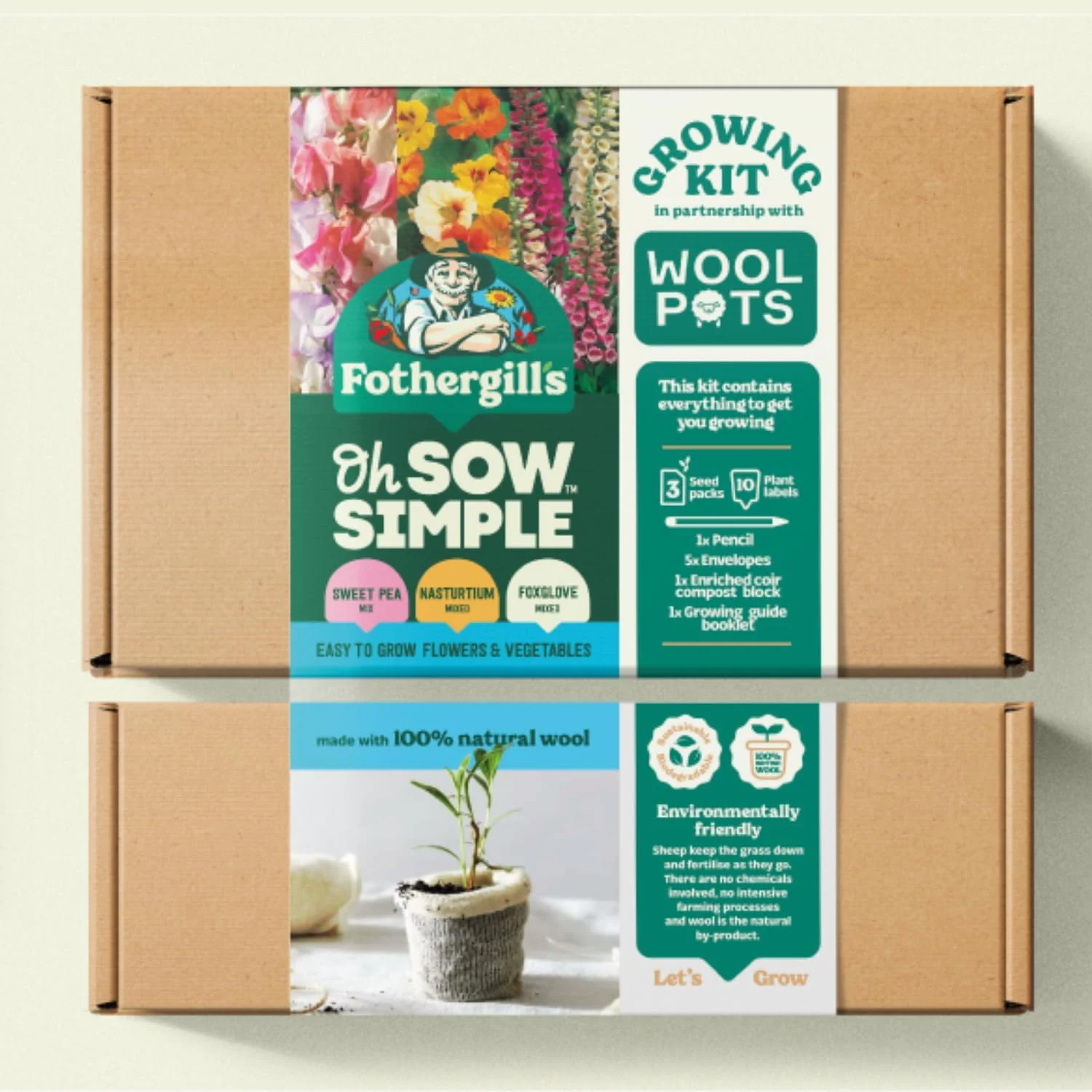 Oh Sow Simple Flowers Growing Kit - Image 4