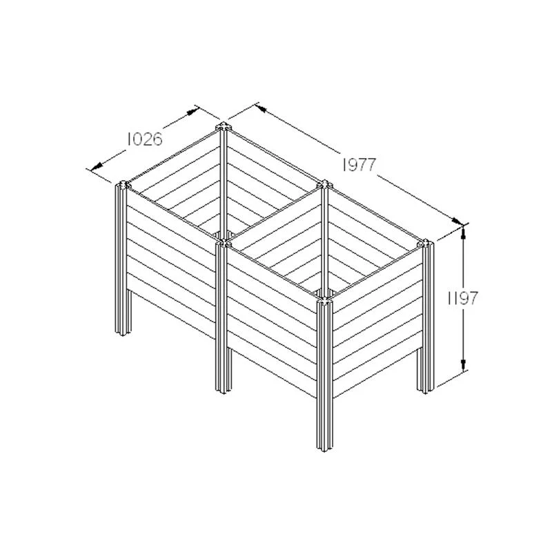 Slot Down Compost Bin Extension Kit - Image 2