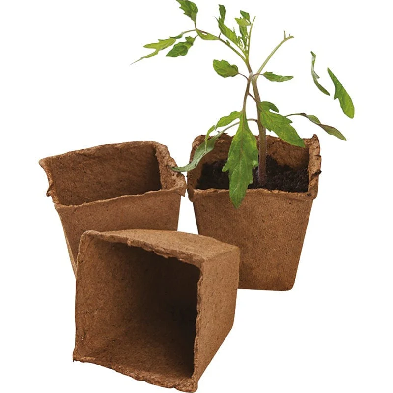Square Fibre Pots - Image 3