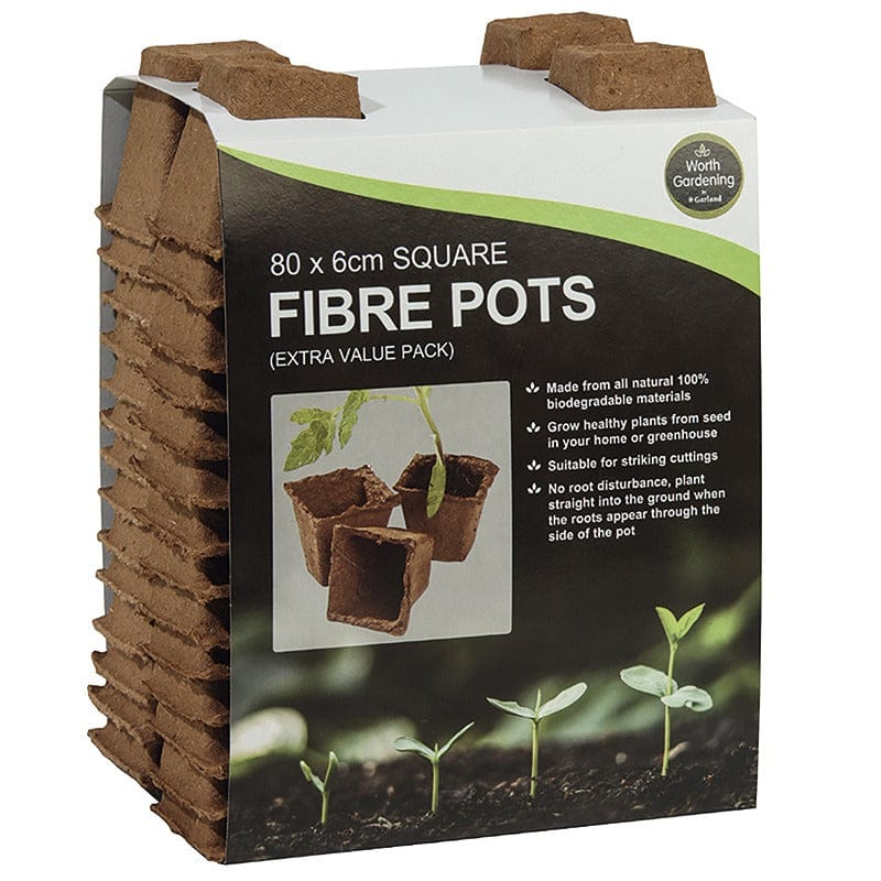 Square Fibre Pots - Image 4